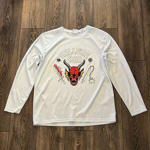 Spicy Tuna Hellfire Club Stranger Things Large Long Sleeve Shirt